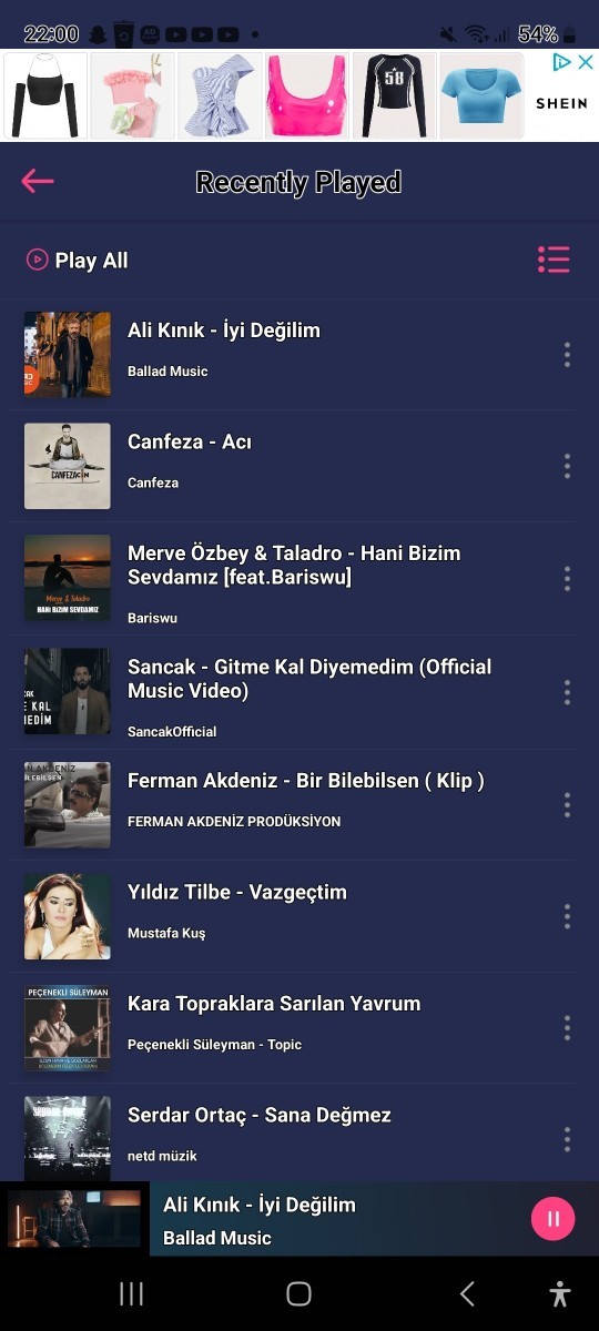 Ne tür şarkılar dinliyor sunuz ?