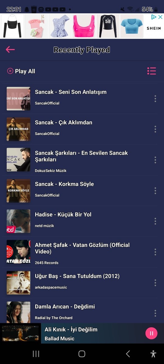 Ne tür şarkılar dinliyor sunuz ?