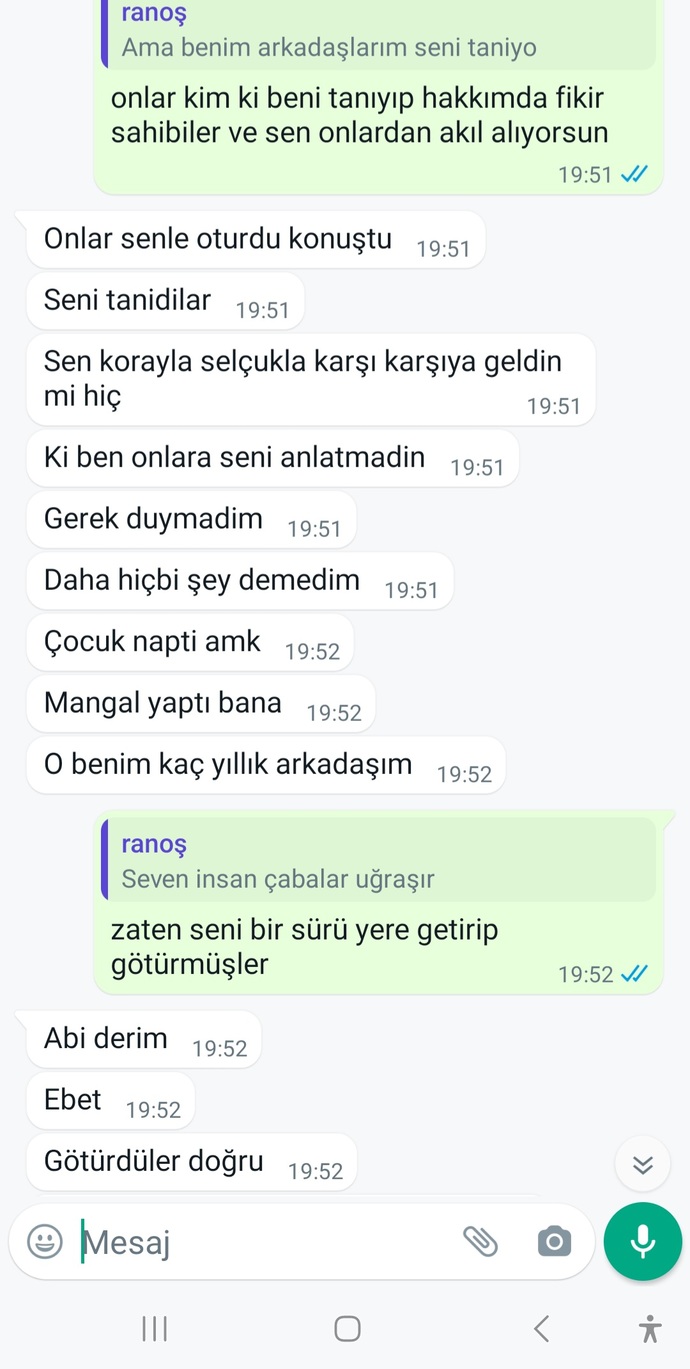 Arkadaşını sevgilisine savunan kızdan olur mu?
