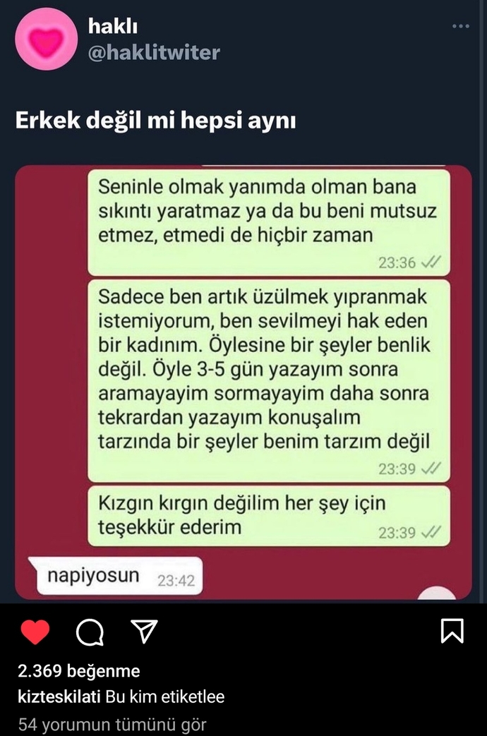 Erkeklerin geneli neden bu şekilde umursamaz?