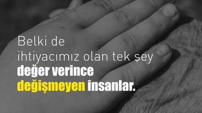 Hayatınızda en çok önem verdiğiniz ve onurlandırdığınız değeriniz nedir?