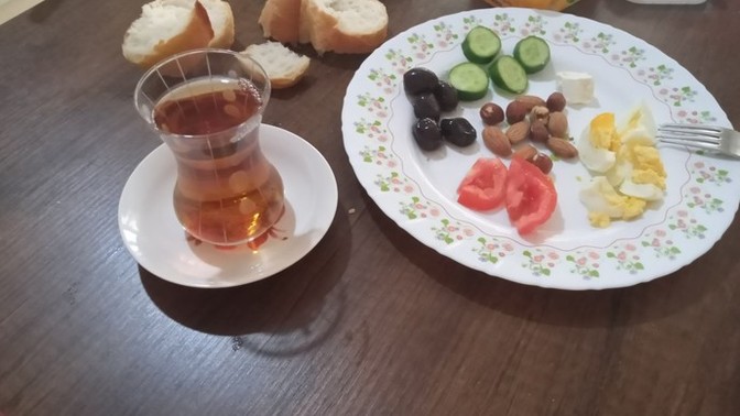 Baya doyurucu sağlıklı kahvaltım var😂?