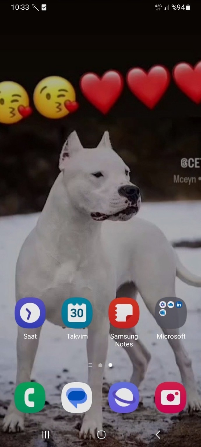 Telefon kilit ekranınızda ne var?