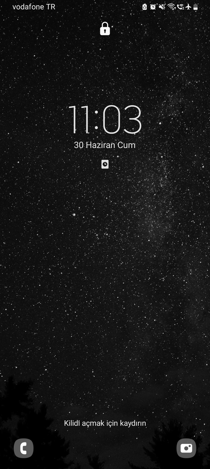 Telefon kilit ekranınızda ne var?