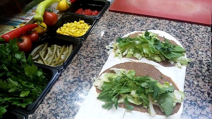 Çiğköfte dürüm yiyecek olsanız İçinde hangi malzeme olmasını isterdiniz?