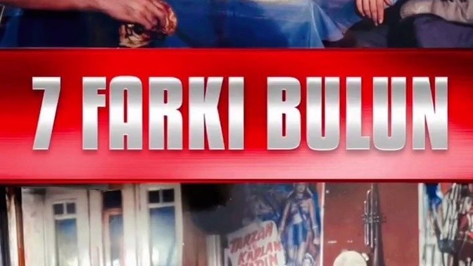 Yeşilçam görselindeki 7 farkı bulabilir misin?