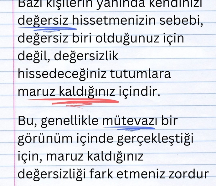 Hey aynı kişilerin yanında kendinizi değersiz ya da iyi hissetmeniz bir rastlantı olabilir mi?