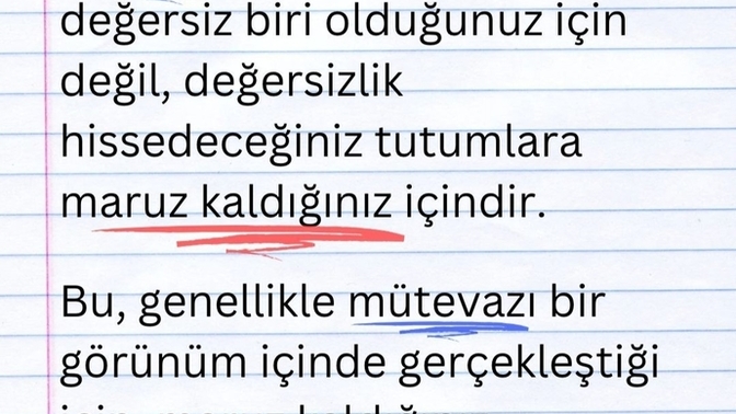 Hey aynı kişilerin yanında kendinizi değersiz ya da iyi hissetmeniz bir rastlantı olabilir mi?