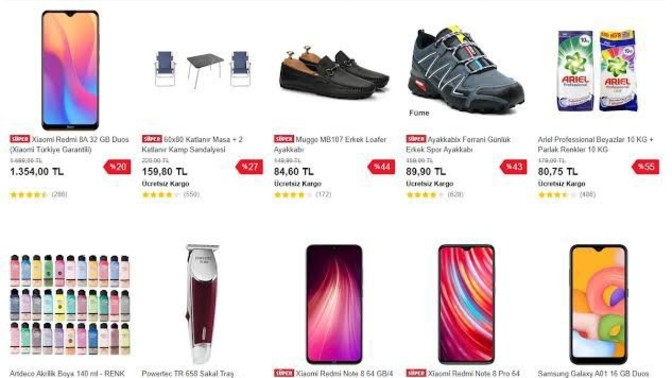 İnternetten en çok ne alıyorsunuz?