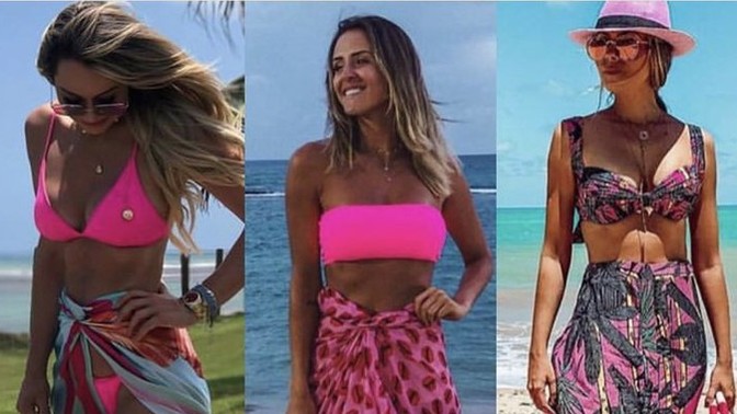 Plajın vazgeçilmez rengi pembe olabilir mi?