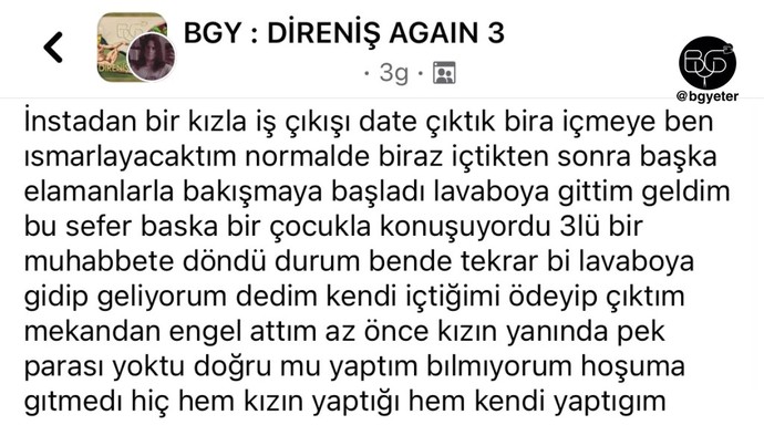 İlk buluşmada karşı cins başkası ile ilgilense ne yaparsınız?