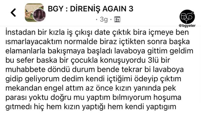 İlk buluşmada karşı cins başkası ile ilgilense ne yaparsınız?