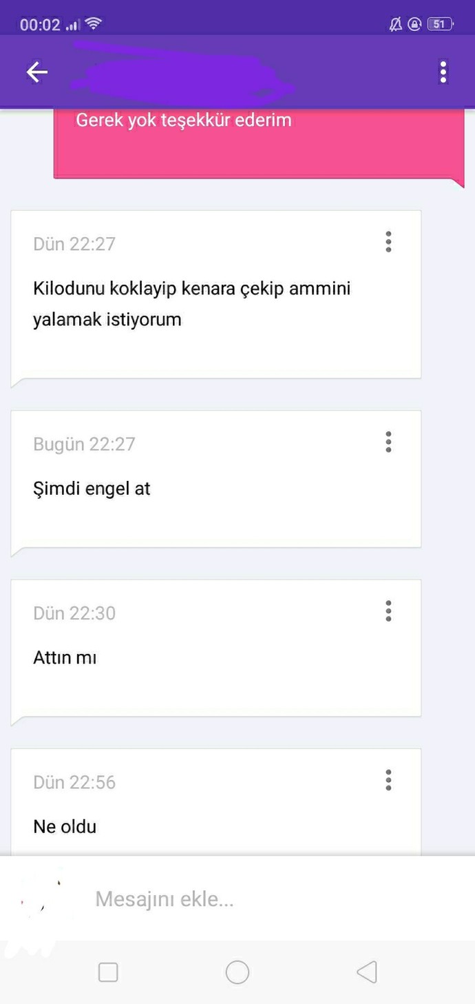 Erkeklere diyorum şans vermeyince neden konuşmuyosun demeyin, sebepler bunlar. Ne diyorsunuz?