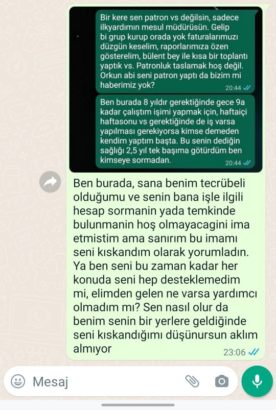 Sizce haksız mıyım, kibirli mi davranıyorum? Konu biraz uzun kusura bakmayın🙏?