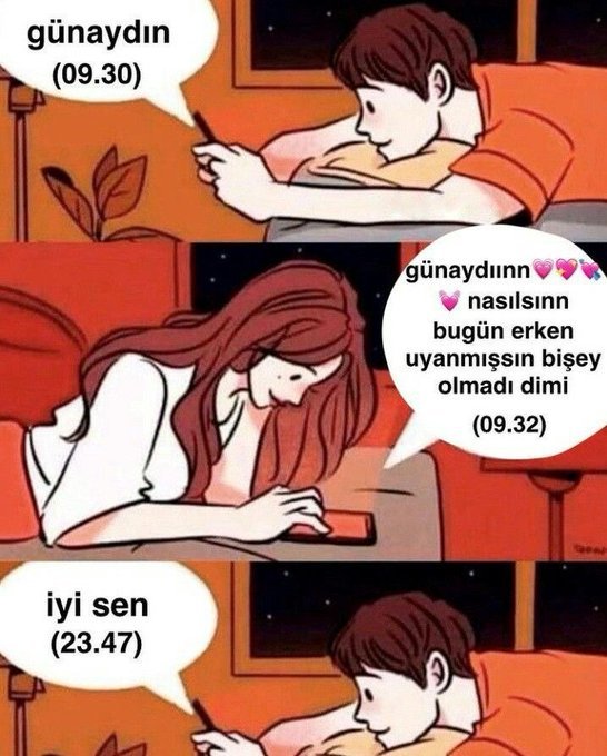 Mesajınıza geç cevap verilmesine sinir olur musunuz?