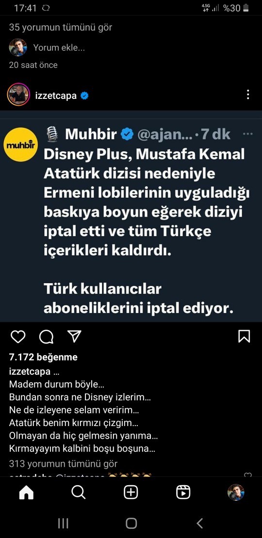Bu haberin kaynağı var mı? Disney Atatürk dizisini iptal etme gerekçesinin doğruluğu nedir?