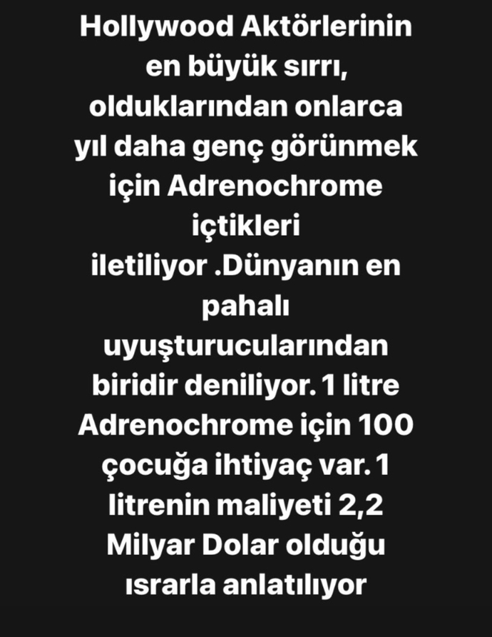 Genç görünmek adına çocuk kanlarından yapılan bu içeceği içer misiniz? Bu konuda bir toplumsal mesaj verecek olsaydınız ne olurdu?
