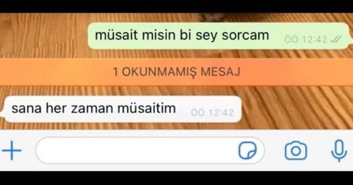Seni mutlu eden şeylere müsait misin, meşgul mü?