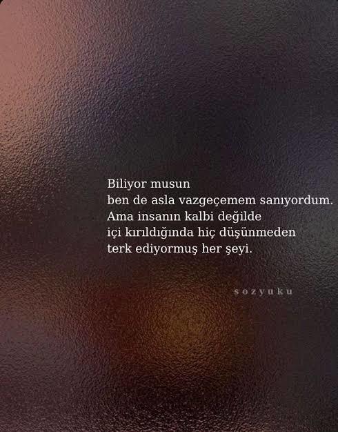 İçiniz kırıldığında her şeyi terk eder misiniz?