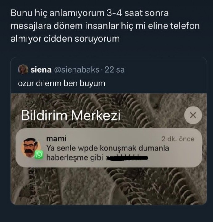 Mesajlaşma esnasında sizi en çok ne sinir eder?