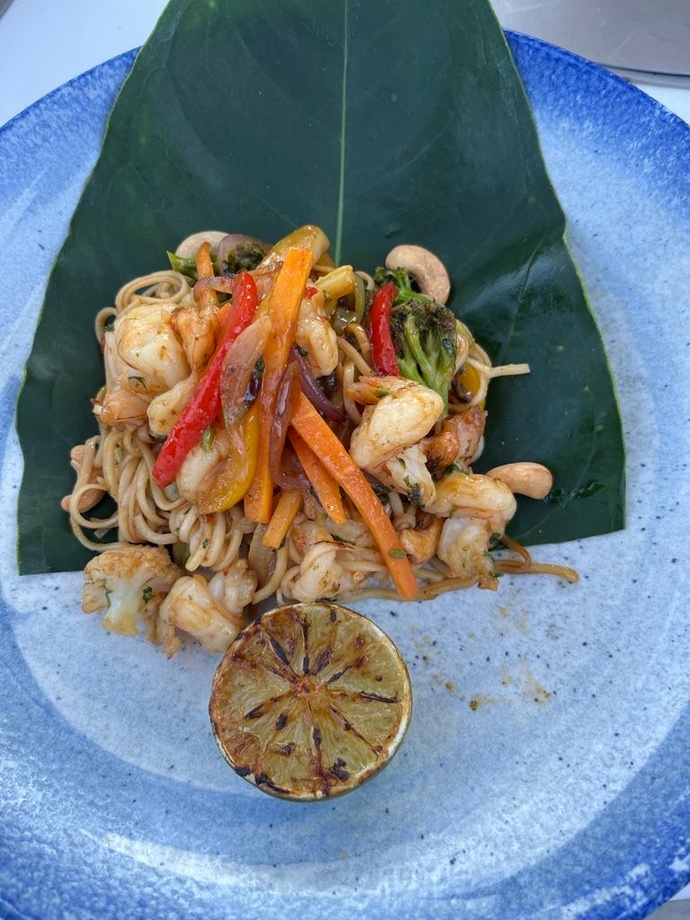 Karidesli noodle yaptım, nasıl olmuş sizce?