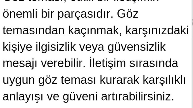 Size göre iletişim becerilerinizi zedeleyen davranışlar nelerdir?