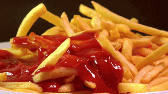 Patates kızartması ketçapsız yenir mi?