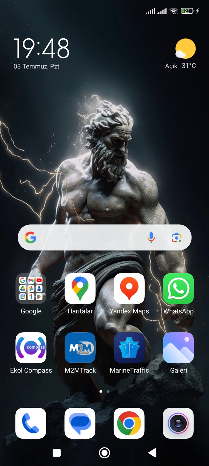 Telefon duvar kağıdınızda ne var?