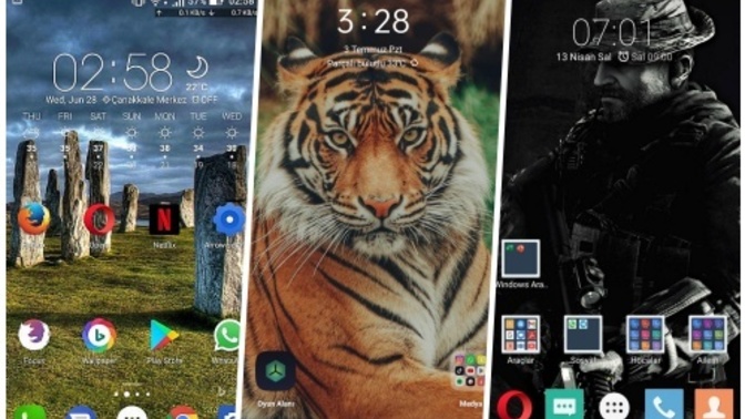 Telefon duvar kağıdınızda ne var?