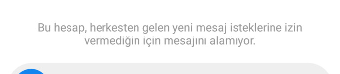 Mesaj ulaşmadı anlamına mi geliyor?
