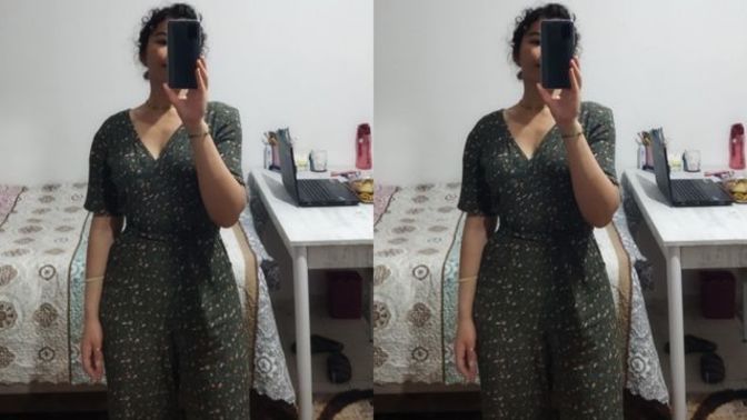 Üzerimdeki tulum çocuksu mu olmuş?