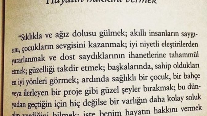 Yaşadığın hayatın hakkını verebiliyor musun?
