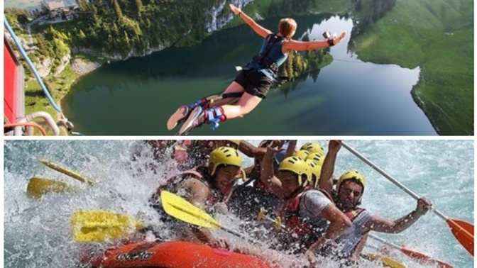 Bungee Jumping mi yoksa Rafting mi yapmak istersin?