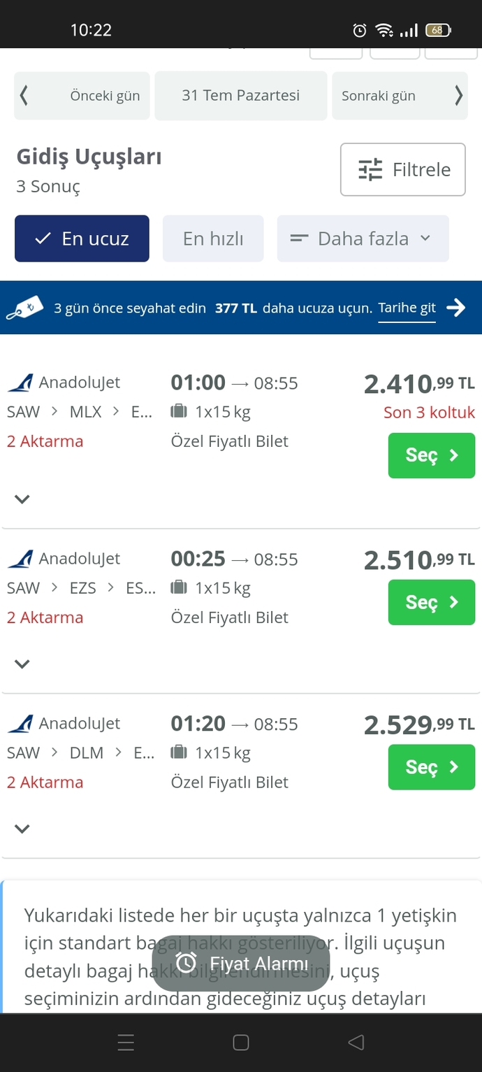 Bu fiyatlar gerçek mi? En son ne zaman uçağa bindiniz ve ne ödediniz?