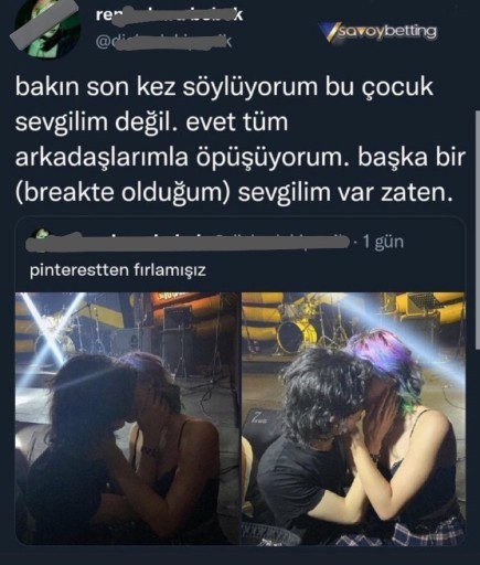 Karşı cins arkadaş ile öpüşmek normal mi?