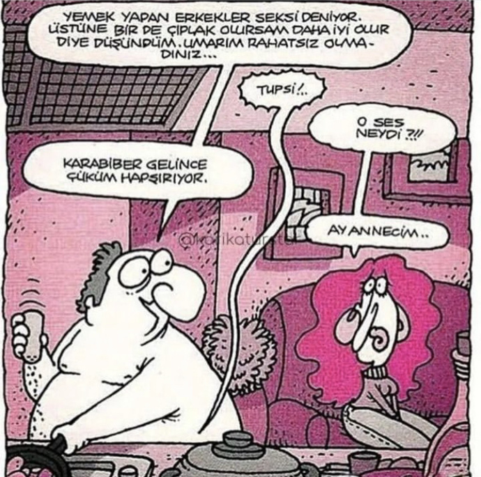 Yemek yapan erkek seksiliği diye bir şey var mı?