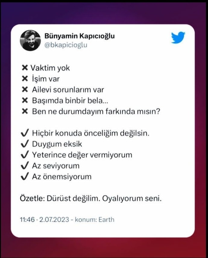 Dürüstlüğünüze 10 üzerinden kaç verirsiniz?
