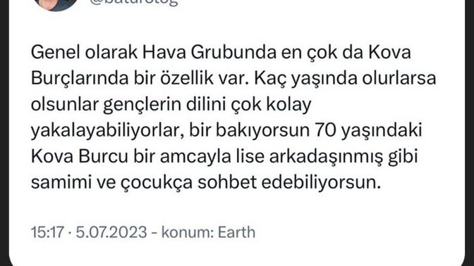 Tek bir burcu övün deseler hangi burcu översiniz?