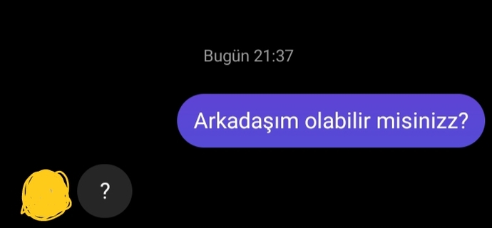 Senin ben ta.. ne yazacağım yazmam kardeşim görüldü atacağım belki o zaman anlar.