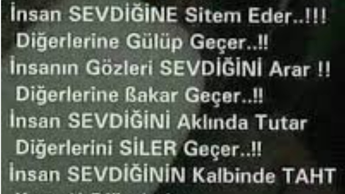 İnsan sevdiklerine mi sitem eder?