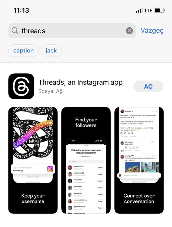 Threads Instagram nedir?