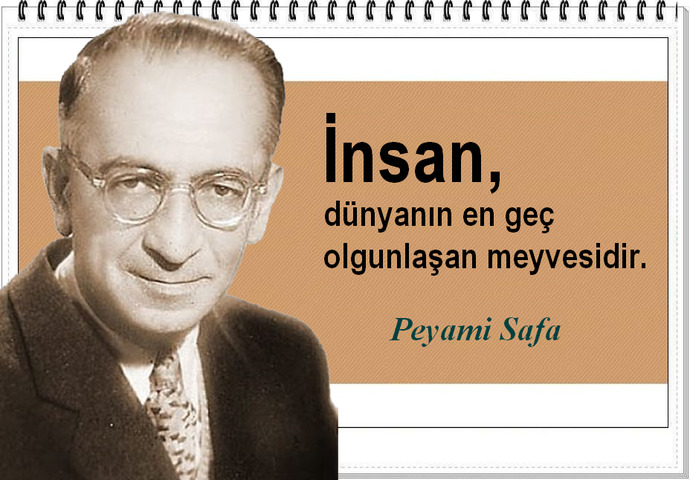 Zaman insanları değil Armutları olgunlaştırır?