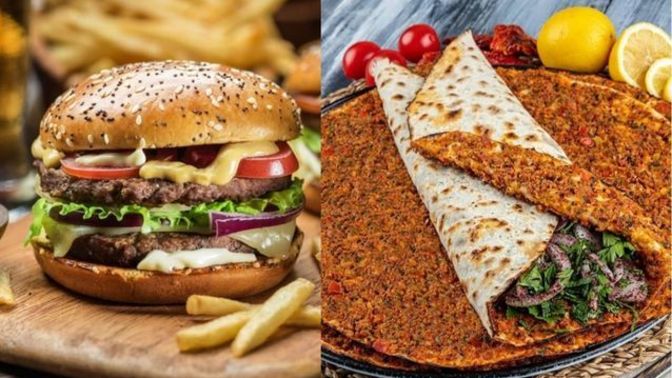 Sizce lahmacun mu hamburger mi?
