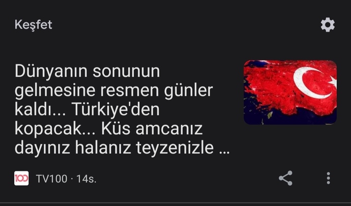 Haber siteleri tıklanma uğruna kıyamet senaryosu tadında başlıklar atarken utanmıyor mu?
