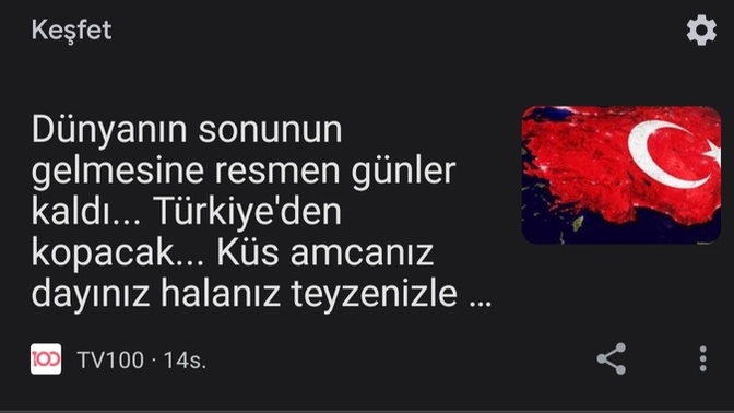 Haber siteleri tıklanma uğruna kıyamet senaryosu tadında başlıklar atarken utanmıyor mu?