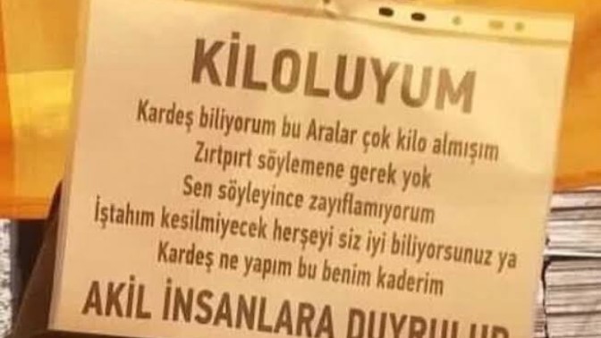 Birine kilo aldığı sürekli söylenilmeli mi?