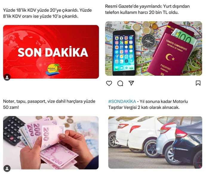 Yeni zamlı vergiler (pardon Kader :)) Yeni vergiler hakkında ne düşünüyor sunuz?