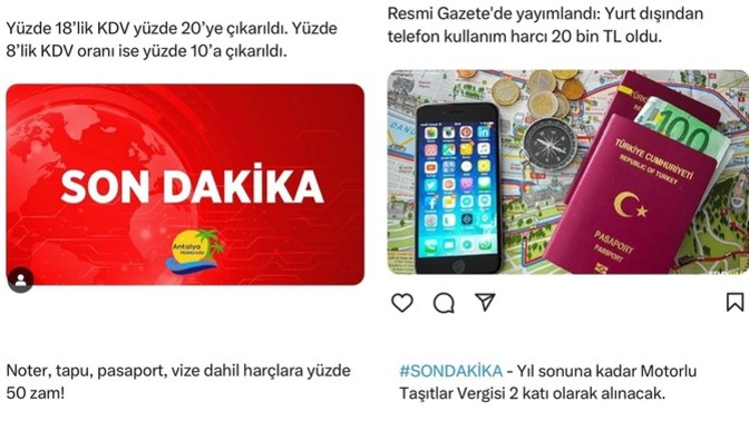 Yeni zamlı vergiler (pardon Kader :)) Yeni vergiler hakkında ne düşünüyor sunuz?