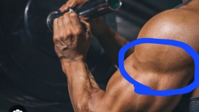 Bir kac aydir spor yapiyorum kolarim geliṣiyor ama omuzla kol arasindaki o cizgi bir turlu olmuyor?