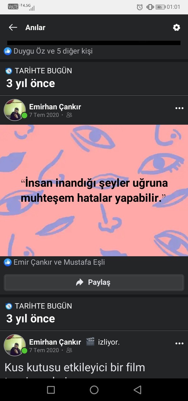 Hataların nedir, ders aldın mı?
